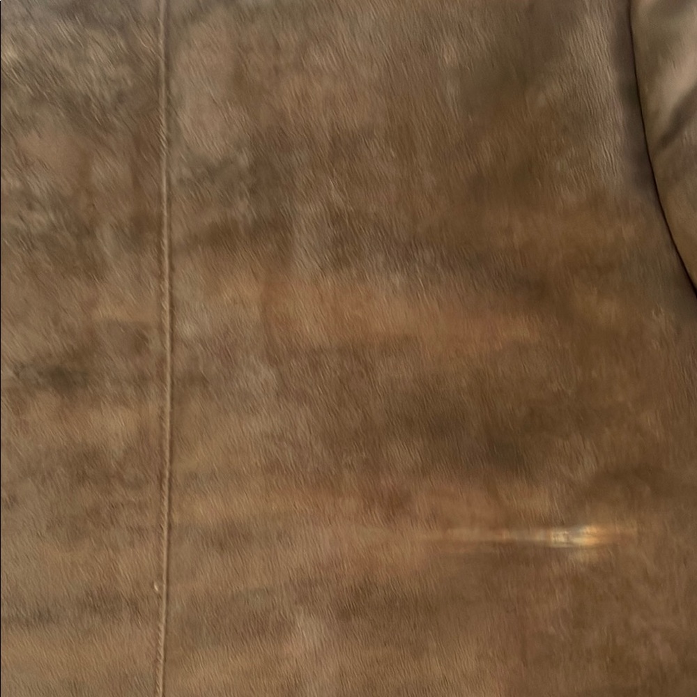 BCBG Generation Ladies Russet Faux Suede Top - Picture 4 of 7